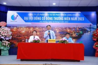 ĐHĐCĐ Cảng Đình Vũ (DVP): Năm 2023 mục tiêu lãi tăng 4%, chi 200 tỷ đồng chia cổ tức