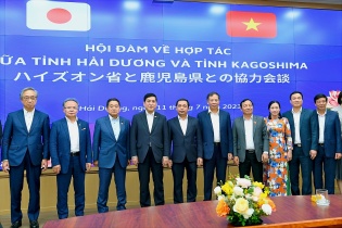 Hải Dương thúc đẩy hợp tác toàn diện với tỉnh Kagoshima (Nhật Bản)