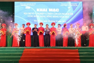 Hải Phòng: Khai mạc Hội chợ nông nghiệp, Triển lãm sản phẩm OCOP vùng đồng bằng sông Hồng