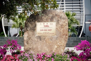 Gắn biển công trình đạt giải đặc biệt VUPA tại Khu du lịch Quốc tế Đồi Rồng