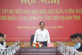 Hải Dương đẩy nhanh tiến độ giải ngân vốn đầu tư công