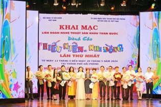 Hải Phòng: Khai mạc Liên hoan Sân khấu toàn quốc dành cho thiếu niên, nhi đồng
