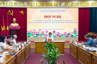 Hải Phòng bàn giải pháp hỗ trợ doanh nghiệp ổn định sản xuất sau bão số 3