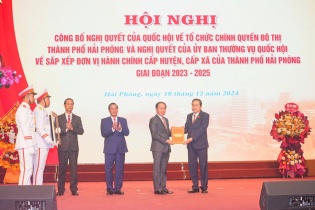 Chủ tịch Quốc hội Trần Thanh Mẫn: Hải Phòng cần “tự quyết, tự làm, tự chịu trách nhiệm”