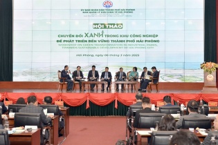 Hải Phòng kiên quyết phát triển bền vững trong KCN gắn với bảo vệ môi trường