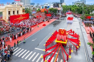 Ấn tượng chương trình duyệt đội ngũ, diễu hành mừng 70 năm Ngày Giải phóng Hải Phòng