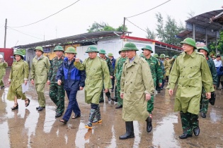 Phó thủ tướng Trần Hồng Hà kiểm tra công tác phòng chống bão số 3 tại Hải Phòng