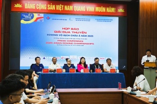 Lần đầu tiên, Hải Phòng đăng cai Giải vô địch Rowing châu Á 2025