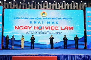 Hải Phòng kết nối, giới thiệu 16.000 việc làm tại Ngày hội Việc làm lần thứ I
