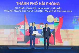Hải Phòng lọt Top 5 địa phương dẫn đầu về chất lượng điều hành kinh tế PCI 2.0