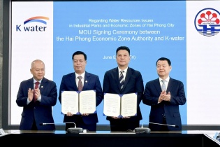 Hải Phòng ký kết hợp tác với K-Water (Hàn Quốc) về phát triển hạ tầng nước thông minh