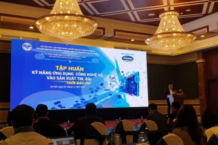 Tập huấn nâng cao ứng dụng công nghệ số vào sản xuất tin, bài trên báo chí