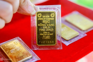 Giá vàng miếng SJC bán ra vượt mốc 67,3 triệu đồng