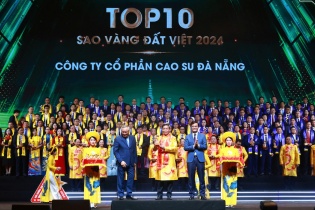 DRC được vinh danh trong top 10 Sao Vàng đất Việt