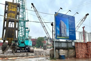 Nhà ở xã hội Vĩnh Hưng: Cách Times City khoảng 1 km, dự kiến hoàn thành vào năm 2026