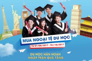 Ngập tràn quà tặng khi mua ngoại tệ du học cùng BIDV
