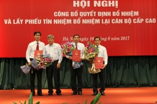 Agribank bổ nhiệm 3 lãnh đạo cấp cao