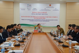 Cuối năm 2019, Quảng Ninh sẽ có lò đốt rác thải y tế theo công nghệ của Nhật Bản