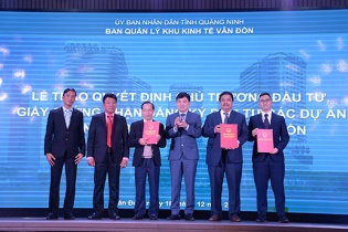 Khu kinh tế Vân Đồn đón 2 dự án, vốn hơn 4.500 tỷ đồng 