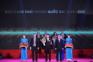 Nhựa Tiền Phong đạt giải Vàng giải thưởng Chất lượng quốc gia 2019 - 2020