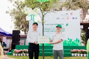 Khu công nghiệp Nam Cầu Kiền đặt mục tiêu trồng một triệu cây xanh vì một Việt Nam xanh