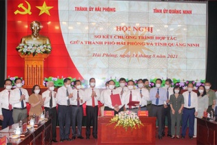 Hải Phòng và Quảng Ninh tiếp tục hợp tác thúc đẩy liên kết vùng
