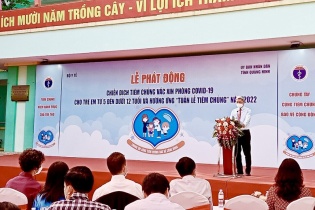 Bắt đầu chiến dịch tiêm chủng vắc-xin phòng Covid-19 cho trẻ từ 5 đến dưới 12 tuổi