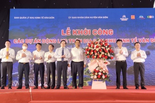 Quảng Ninh khởi công các dự án động lực tại KKT Vân Đồn gần 10.000 tỷ đồng