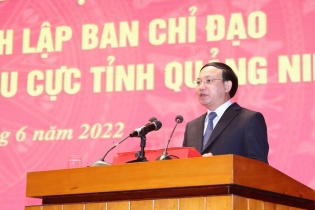 Bí thư Tỉnh ủy Quảng Ninh làm Trưởng Ban Chỉ đạo Phòng chống tham nhũng, tiêu cực Tỉnh