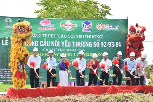 Khởi công 4 cây “Cầu nối yêu thương” tại Bạc Liêu, Sóc Trăng