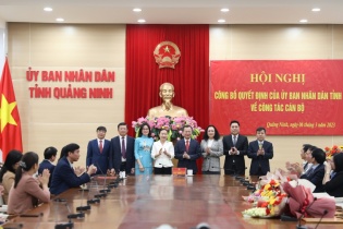Quảng Ninh điều động, bổ nhiệm 6 chức vụ lãnh đạo cấp sở và huyện