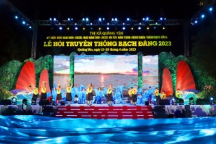 Quảng Ninh: Tưng bừng khai mạc Lễ hội truyền thống Bạch Đằng 2023