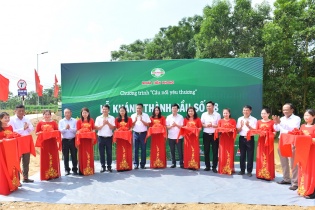 Nhựa Tiền Phong khánh thành “Cầu nối yêu thương” số 98 tại Hương Khê, Hà Tĩnh