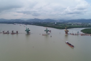 Cầu Bến Rừng nối Hải Phòng - Quảng Ninh hợp long trước Tết Nguyên đán 2024