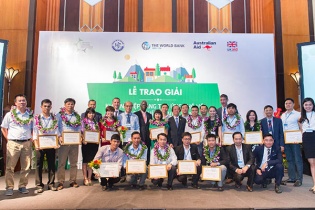 Trao giải cho 21 startup Việt trong lĩnh vực ứng phó với biến đổi khí hậu