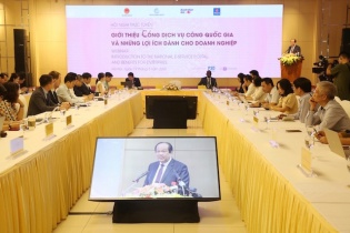 Tài khoản doanh nghiệp đăng ký sử dụng Cổng dịch vụ công quốc gia còn thấp