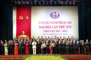 Ra mắt Ban chấp hành Đảng bộ TP. Hà Nội khóa XVI
