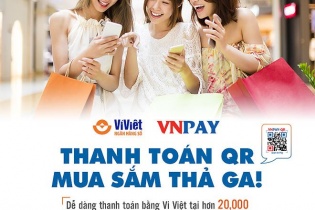 Ví Việt bổ sung thêm tiện ích thanh toán bằng mã QR Ví Việt bổ sung thêm tiện ích thanh toán bằng mã QR