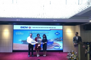 Khách hàng BIDV gửi tiền trúng xe hơi thể thao