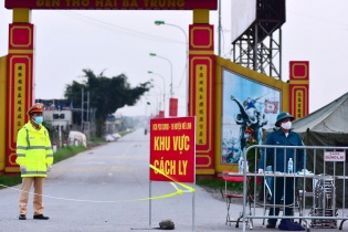 Sẽ gỡ cách ly thôn Hạ Lôi trong 1 tuần nữa