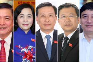 Trình nhân sự mới bầu 5 ủy viên Ủy ban Thường vụ Quốc hội