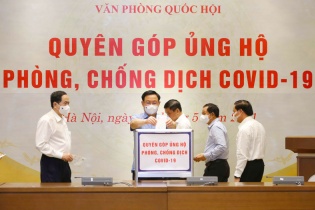 Văn phòng Quốc hội  ủng hộ Quỹ phòng, chống dịch Covid 350 triệu đồng