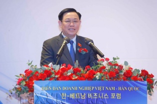 Chủ tịch Quốc hội Việt Nam - Hàn Quốc dự Diễn đàn Doanh nghiệp hai nước 