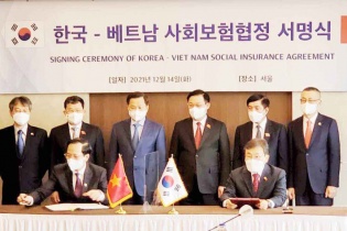 Việt Nam - Hàn Quốc ký Hiệp định về bảo hiểm xã hội 