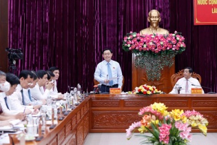 Chủ tịch Quốc hội: Vĩnh Long cần đặc biệt quan tâm đến công tác quy hoạch