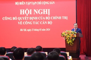 Ông Lê Hải Bình giữ chức Tổng Biên tập Tạp chí Cộng sản