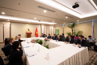 Chủ tịch Quốc hội Trần Thanh Mẫn tiếp Tổng giám đốc Tổ chức quốc tế Pháp ngữ Caroline St-Hilaire