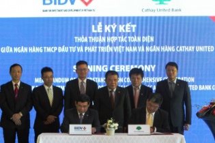 Cathay United thu xếp khoản vay 105 triệu USD cho BIDV