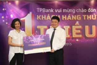 TPBank cán đích khách hàng thứ 1 triệu