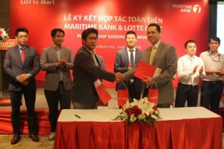 Maritime Bank bắt tay với Lotte Mart